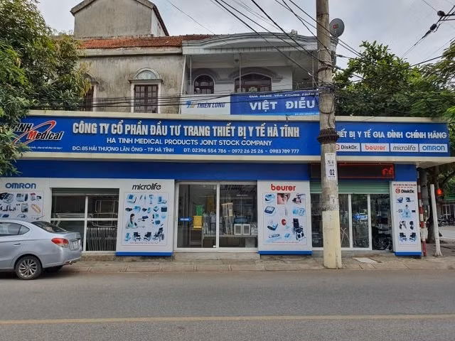 Công ty CP đầu tư trang thiết bị y tế Hà Tĩnh ở số 85, đường Hải Thượng Lãn Ông, TP Hà Tĩnh