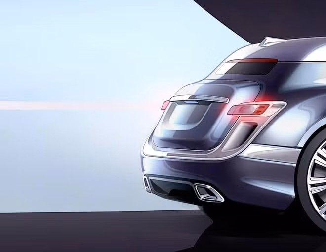 Bản phác thảo mẫu xe hiện đại Duesenberg GT của Alexander Opanasenko. Ảnh: TL