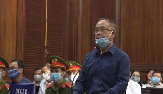 Bị cáo Nguyễn Thành Tài - Cựu Phó Chủ tịch UBND TP HCM tại phiên tòa.