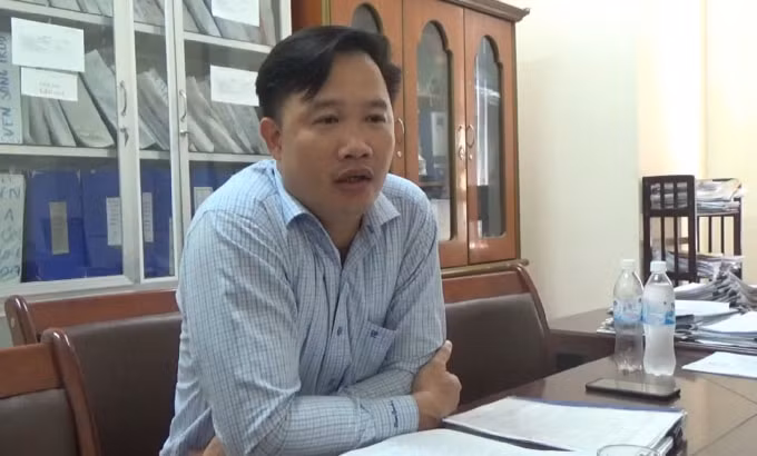 Ông Phan Văn Trọng – Trưởng phòng Tài nguyên và Môi trường huyện Phú Lộc