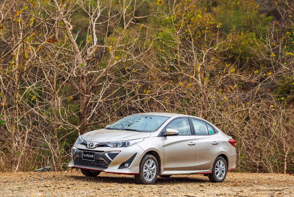 Mẫu xe Toyota Vios giữ vững vị trí số 1 về doanh số toàn thị trường. Ảnh: Toyota Việt Nam