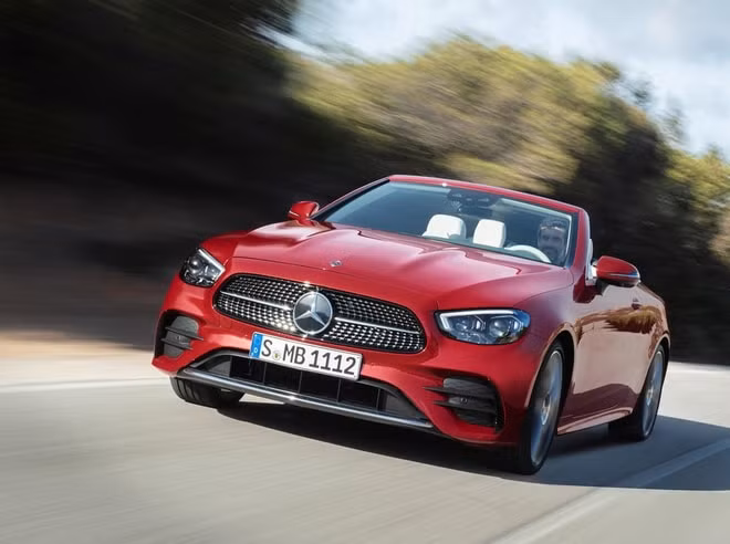 Mẫu xe Mercedes E-Class 2021 bản cabriolet. Ảnh: TL