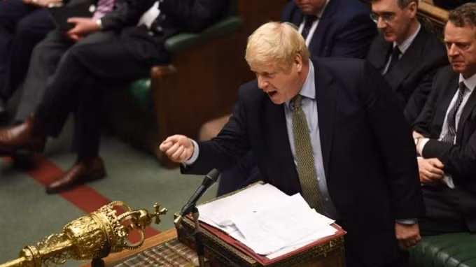 Thủ tướng Anh Boris Johnson. ảnh: AJ