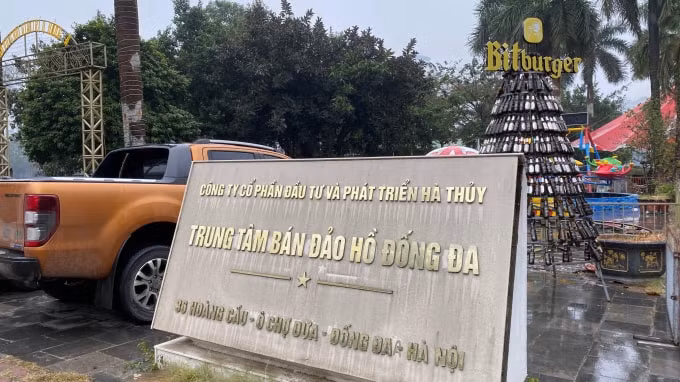 Công ty cổ phần đầu tư và phát triển Hà Thủy dựng biển thông tin dự án