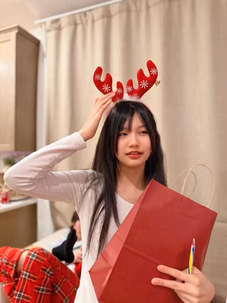Na ra dáng thiếu nữ ở tuổi 13.