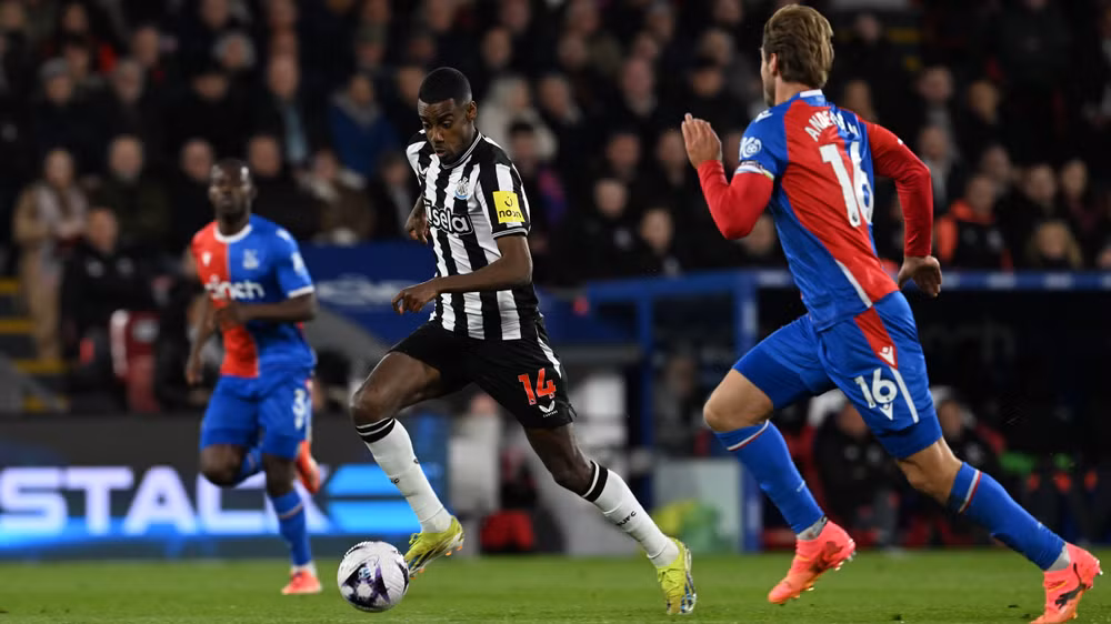 Crystal Palace 2 Newcastle United 0 - Newcastle United