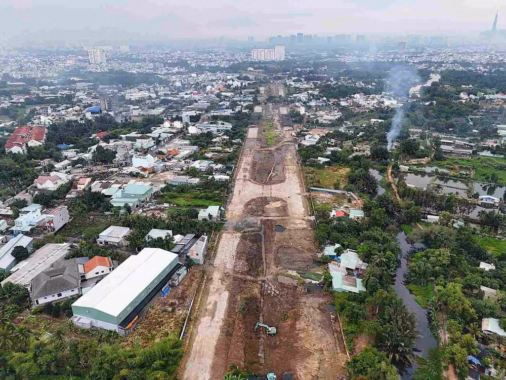 Đoạn 3 Vành đai 2 TPHCM sắp thi công lại. Ảnh: Minh Quân