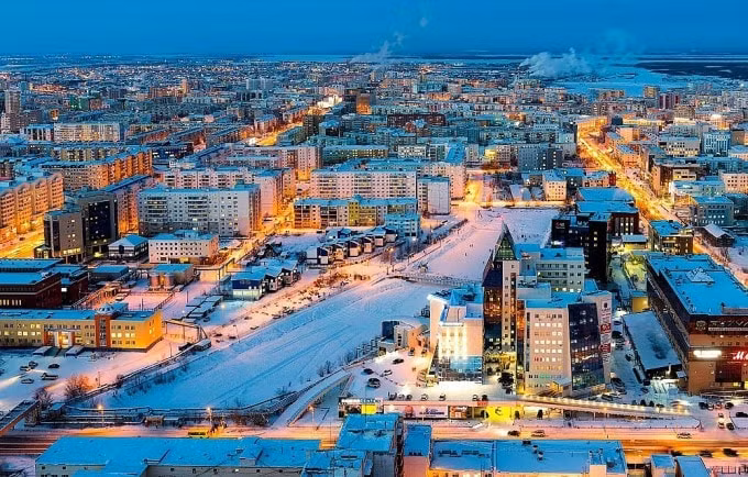 Đại lộ Prospekt Lenina tại thành phố Yakutsk. Ảnh: Tripadvisor