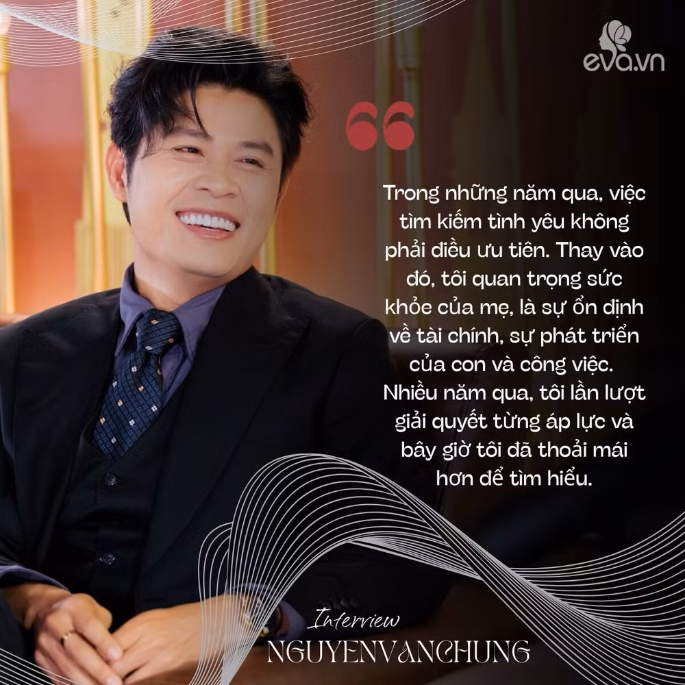 Nhạc sĩ Nguyễn Văn Chung luôn tìm cách cân bằng giữa công việc và trách nhiệm gia đình.
