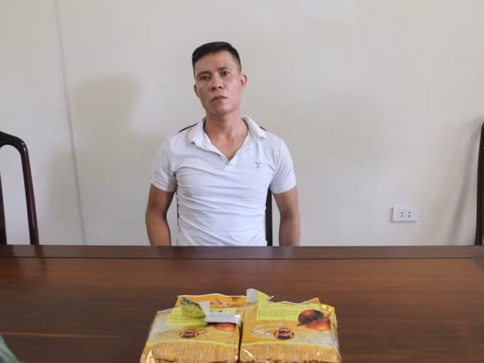 Bị cáo Lê Văn Định thời điểm bị công an bắt.
