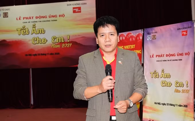 Ông Dương Hoài Nam, Giám đốc Văn phòng miền Bắc, phát biểu tại lễ phát động.