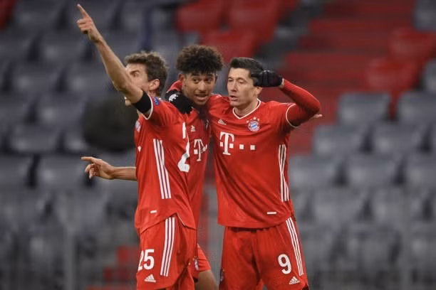 Cầu thủ Lewandowski có màn mở tỷ số đầy ấn tượng cho Bayern Munich. Ảnh: thethao247.vn