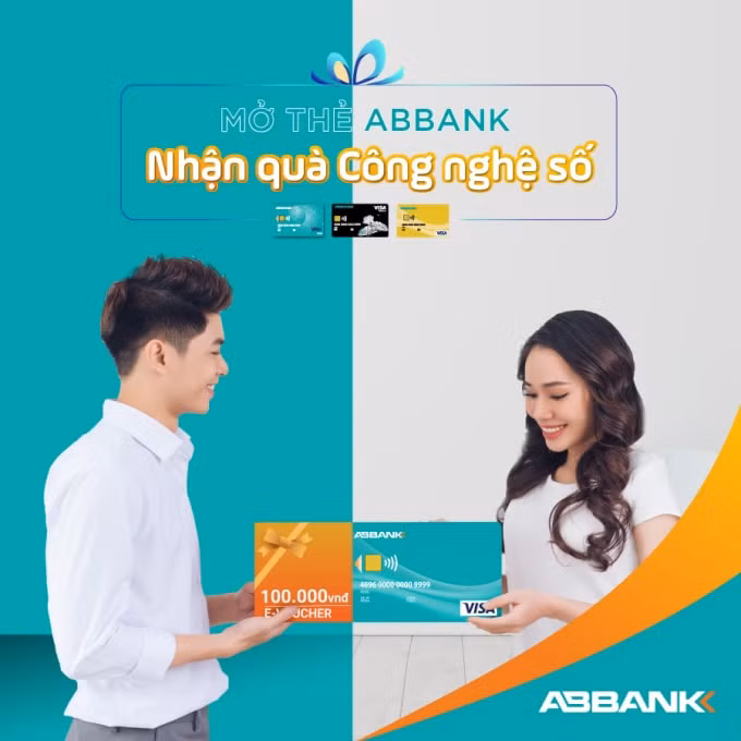 khuyen mai mo the ABBANK