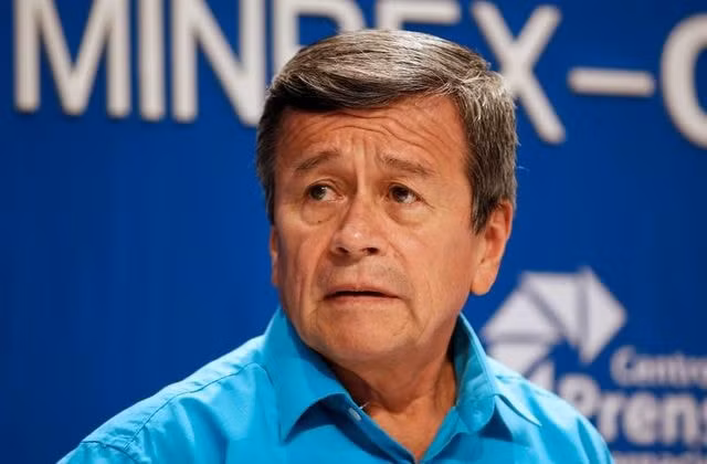 Ông Pablo Beltran, người đứng đầu phái đoàn đàm phán hòa bình của ELN. Ảnh: Reuters