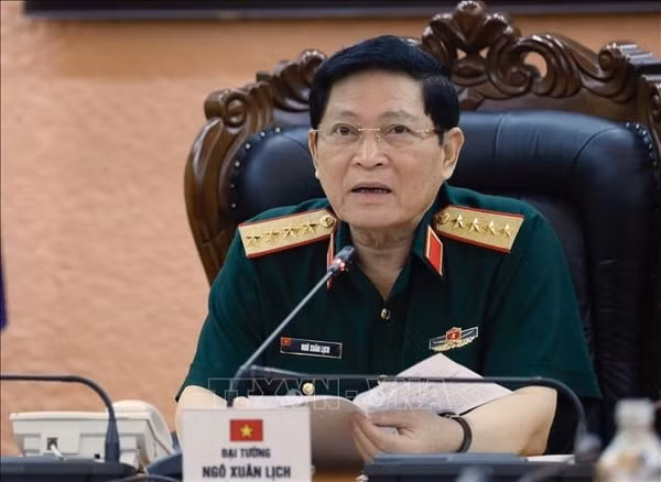 Đại tướng Ngô Xuân Lịch, Bộ trưởng Bộ Quốc phòng. Ảnh: TTXVN