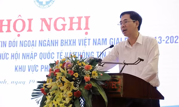 Phó Tổng Giám đốc BHXH Việt Nam Đào Việt Ánh dự và phát biểu khai mạc Hội nghị.&nbsp;