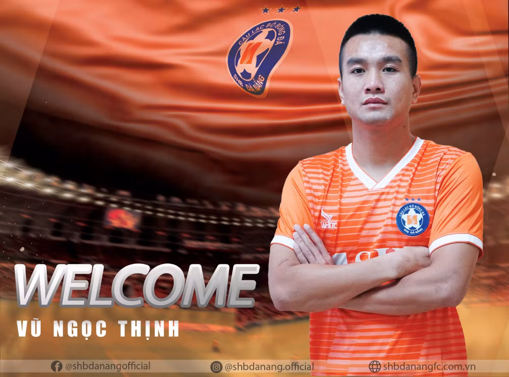 Cầu thủ Vũ Ngọc Thịnh.