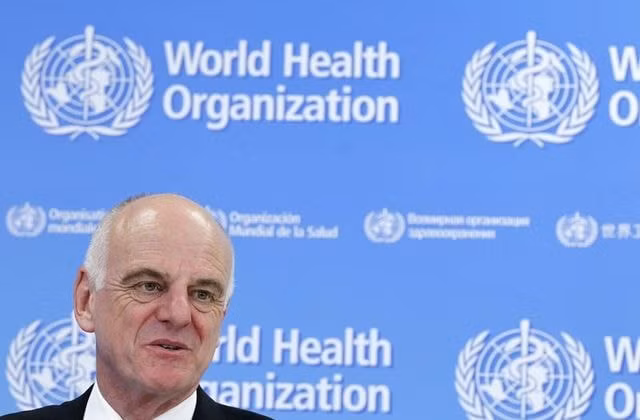 Đặc phái viên về đại dịch Covid-19 của Tổ chức Y tế Thế giới, David Nabarro. Ảnh: Reuters