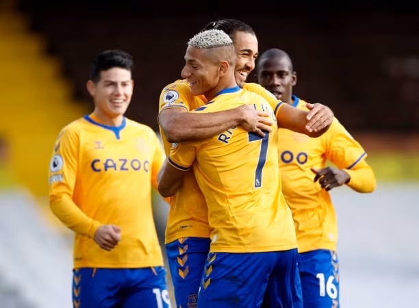 Everton đã có bàn thắng từ rất sớm. Ảnh: thethao247.vn